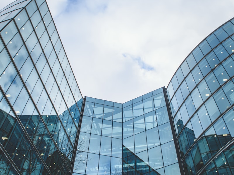 Trondheim city skyline at sunset